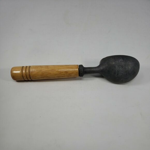 Ice Cream Scoop Sourceline Vintage Turned Wood Handle Made in Taiwan Collectible - Picture 4 of 12